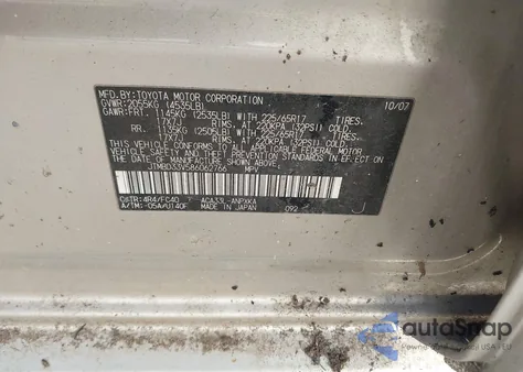 2008 Toyota Rav4 z USA, uszkodzony, nr VIN JTMBD33V586062766